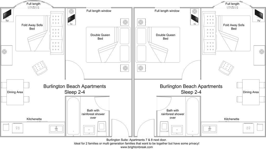 Burlington Beach Apartments Brighton Екстер'єр фото